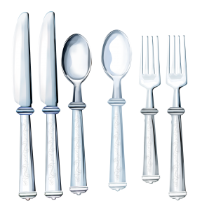 Spoons, forks, knives PNG image-3049